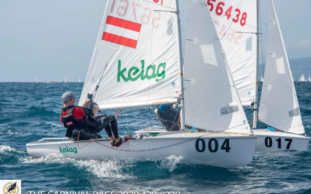 Sebastian Slivon gewinnt 420er WM Qualifikationsregatta in San Remo ( ITA )