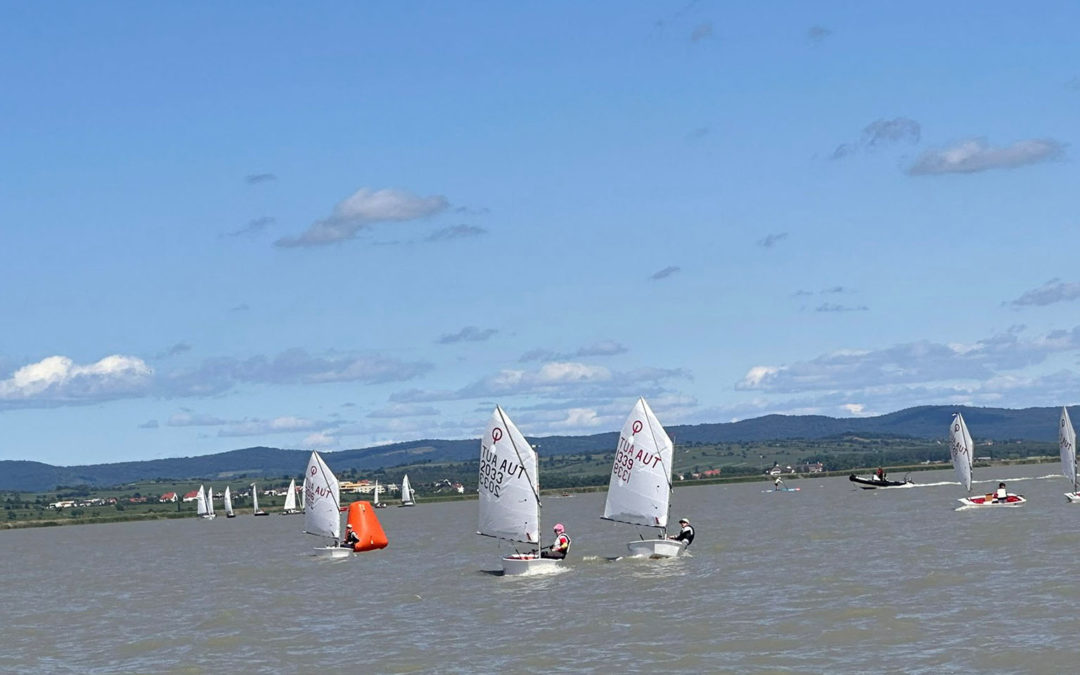 Zwei erfolgreiche Optimist-Regatten für Kris Wagner (UYC-Mattsee) in Österreich.