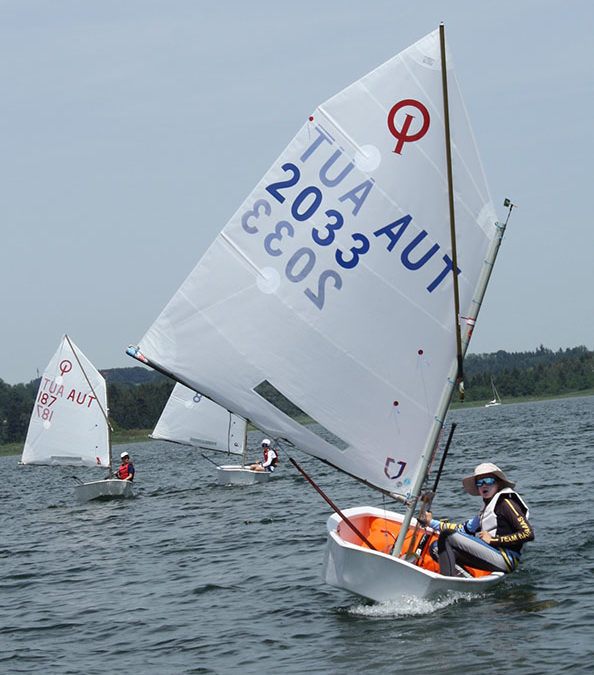 Kris Wagner (UYCMa) gewinnt Optimist Regatta in Seeham